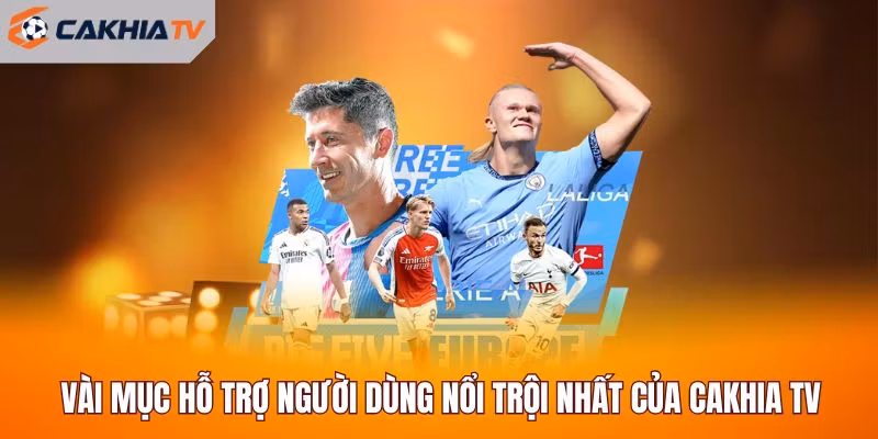 Vài mục hỗ trợ người dùng nổi trội nhất của Cakhia TV